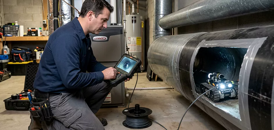 Robotic Duct Inspection in Laurel, MD