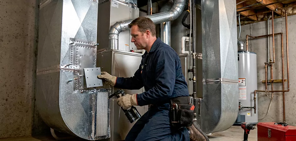 Supply and Return Plenum Repair in Laurel