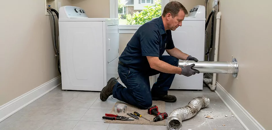 Dryer Vent Replacement in Laurel