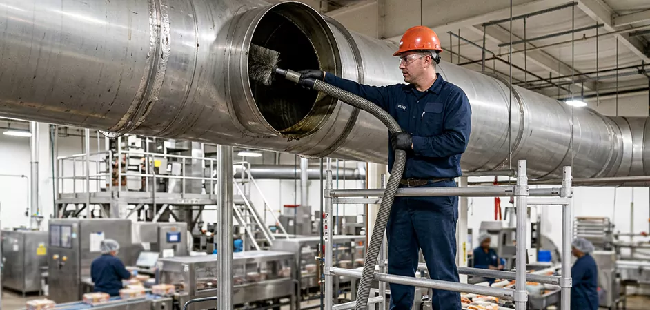 Food Processing Facility Duct Cleaning in Laurel