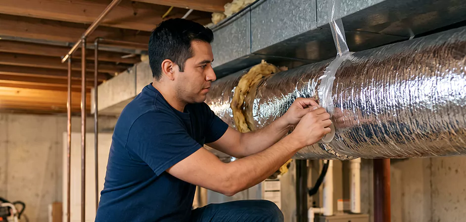 Duct Insulation Upgrade in Laurel