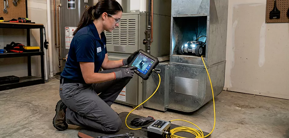 Robotic Duct Inspection in Laurel